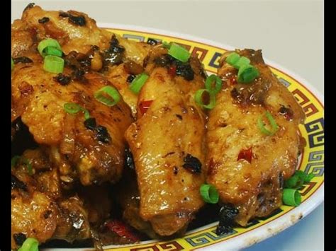 spicy-chicken-wings-with-black-beans-sauce-authentic image
