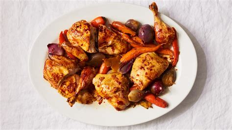 slow-roasted-chicken-with-honey-glazed-carrots-bon image