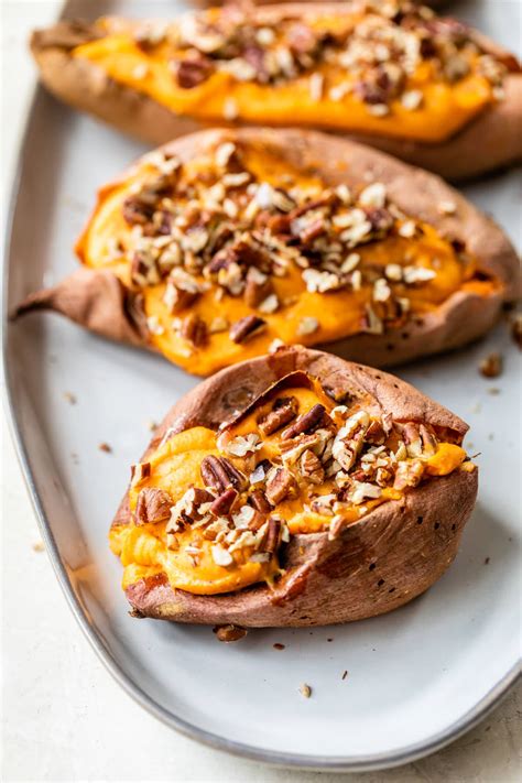 twice-baked-sweet-potatoes-healthy-easy-wellplatedcom image