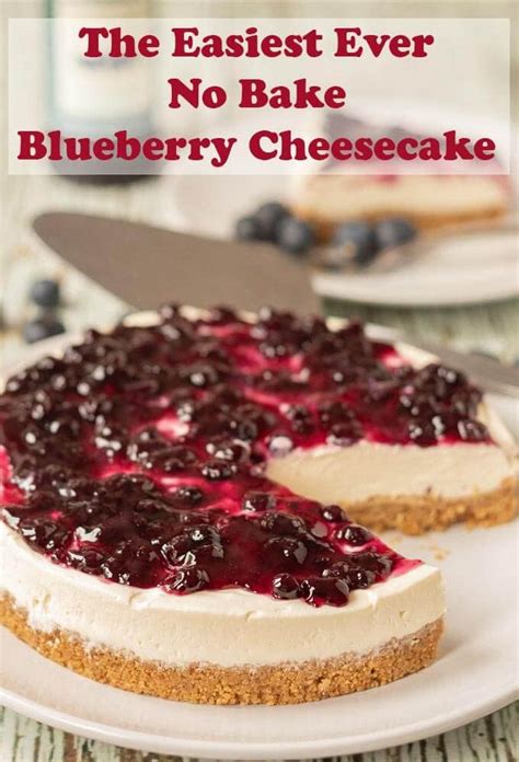 the-easiest-ever-no-bake-blueberry-cheesecake image