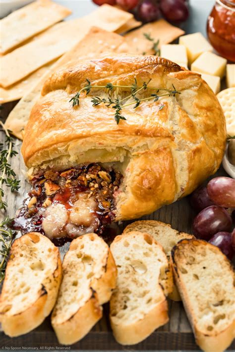 raspberry-baked-brie-en-croute-no-spoon-necessary image