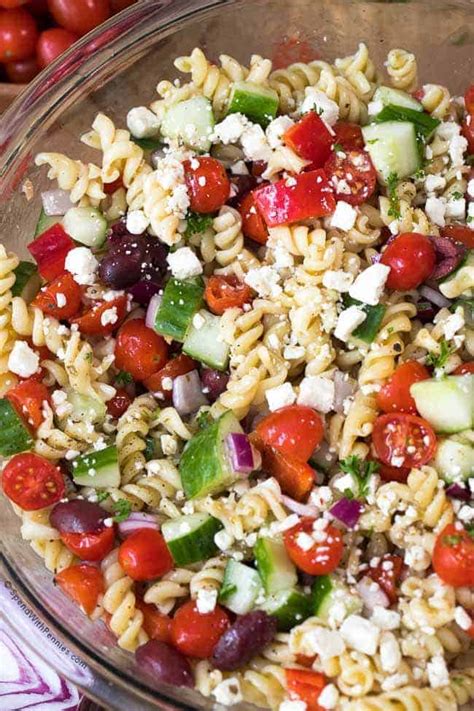 easy-greek-pasta-salad-spend-with-pennies image