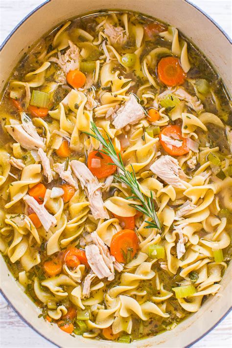 easy-30-minute-turkey-noodle-soup-averie-cooks image