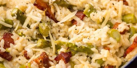 best-creamy-asparagus-and-bacon-risotto-recipe-delish image