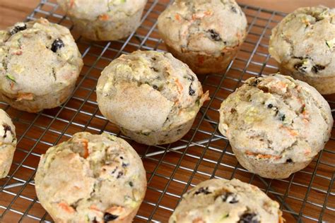 zucchini-carrot-raisin-muffins-this-delicious-house image