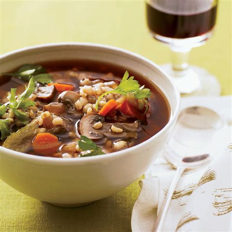 mushroom-barley-soup-recipe-grace-parisi-food-wine image