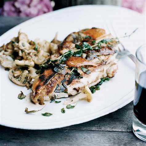 grilled-chicken-breasts-with-sauted-mushrooms image