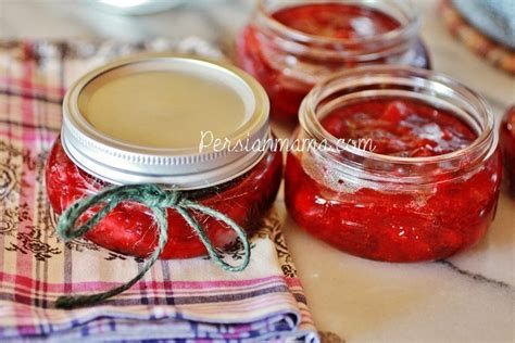 strawberry-cranberry-holiday-jam-persian image