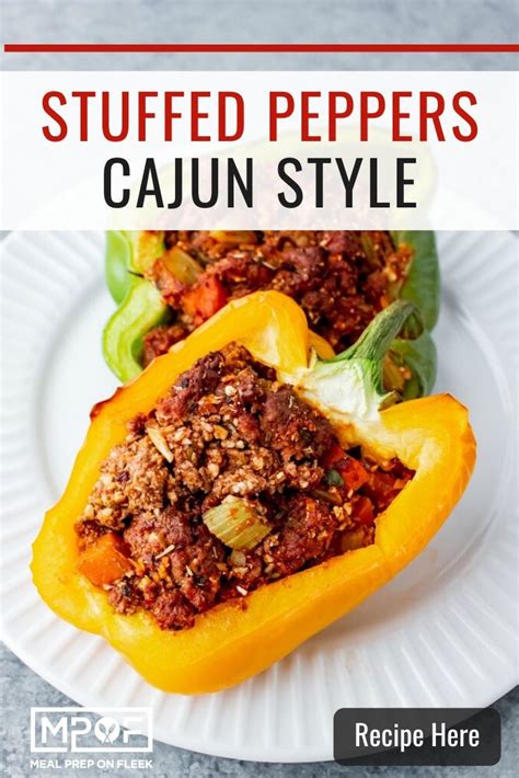 cajun-stuffed-peppers-meal-prep-on-fleek image