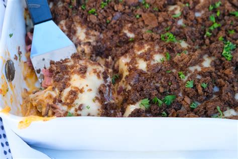 easy-reuben-casserole-recipe-the-foodie-affair image
