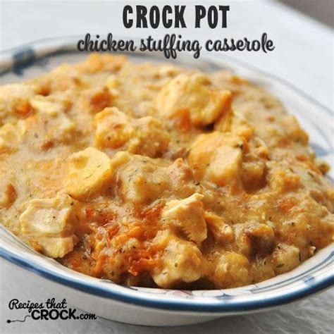 crock-pot-chicken-stuffing-casserole-recipes-that image