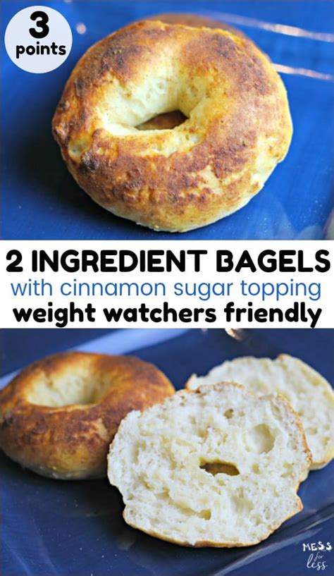 2-ingredient-bagels-with-cinnamon-sugar-topping-mess image