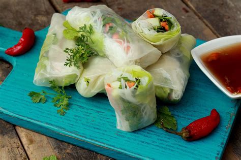 vietnamese-rice-paper-rolls-recipe-archanas-kitchen image