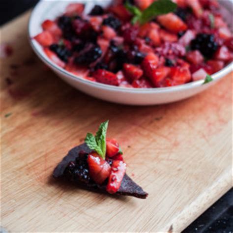 cocoa-nachos-with-berry-salsa image