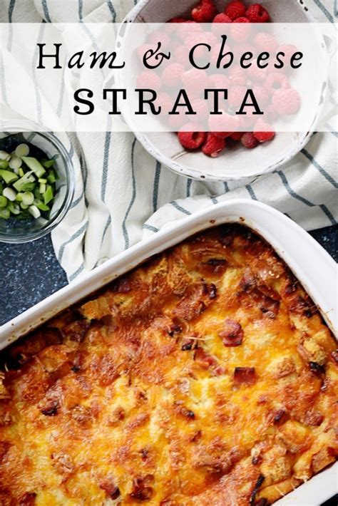 simple-ham-cheese-breakfast-strata-the-everyday image