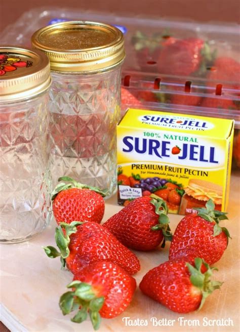 30-minute-strawberry-freezer-jam-pretty-providence image