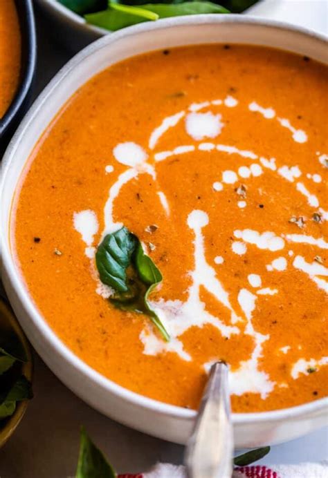 easy-creamy-tomato-soup-30-minutes-the-food image