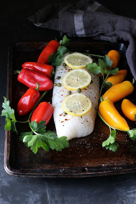 sheet-pan-cod-with-sweet-peppers image
