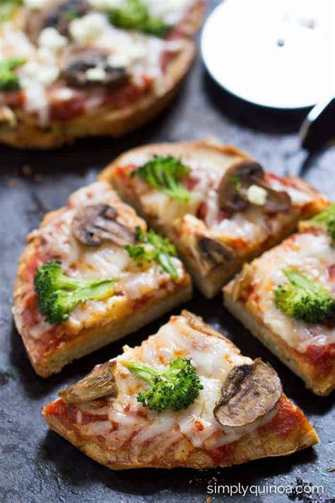 mushroom-broccoli-quinoa-pizza-simply-quinoa image