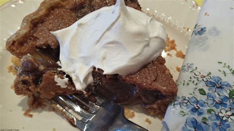 chocolate-buttermilk-pie-larks-country-heart image