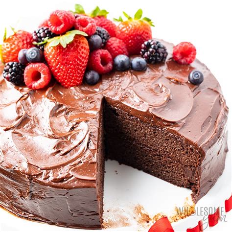 keto-chocolate-cake-super-moist-wholesome-yum image