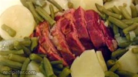 crazy-simple-cottage-ham-potatoes-and-green-beans image