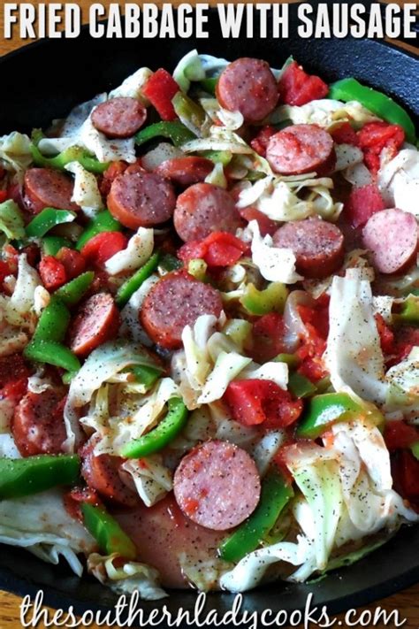 fried-cabbage-with-sausage-the-southern-lady image