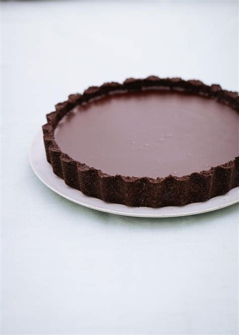 salted-chocolate-tart-nigellas-recipes-nigella-lawson image