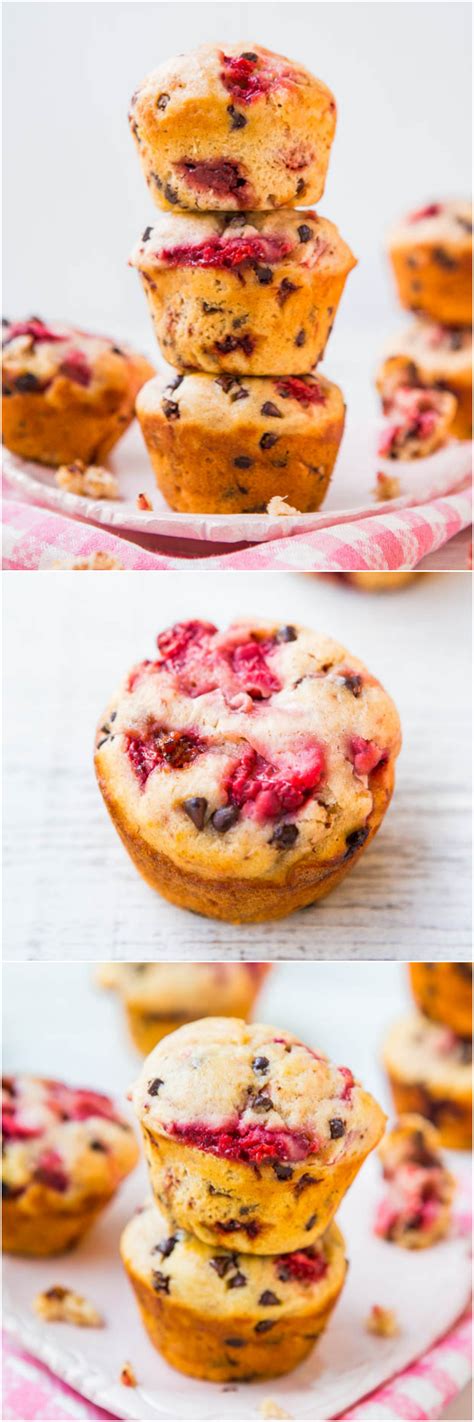 chocolate-chip-strawberry-muffins-recipe-averie-cooks image