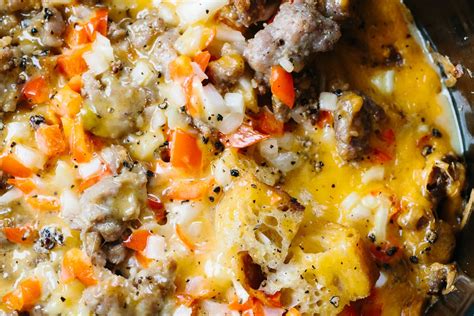 how-to-make-a-sausage-and-egg-breakfast-casserole-in image
