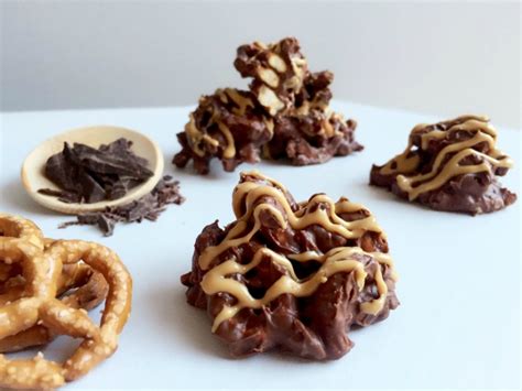 3-ingredient-chocolate-pretzel-stacks-recipe-the image