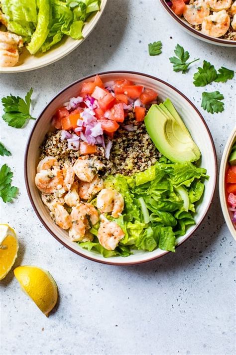 lemon-chili-shrimp-quinoa-bowl-recipe-skinnytaste image