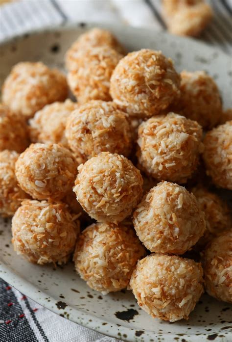 easy-toasted-coconut-balls-3-ingredients-cookies image