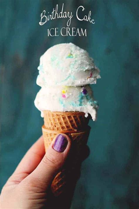 easy-birthday-cake-ice-cream-recipe-diethood image