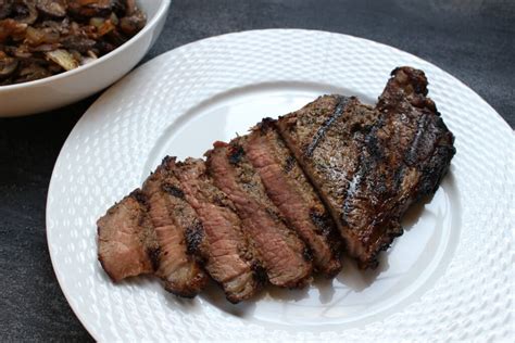 the-best-grilled-strip-steaks-with-mushrooms image