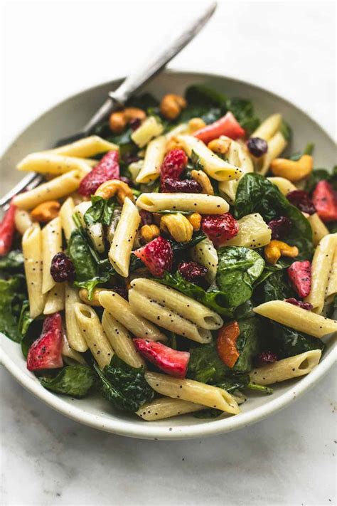 strawberry-spinach-pasta-salad-with-orange-poppy image