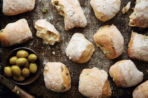rustic-olive-rolls-recipe-king-arthur-baking image