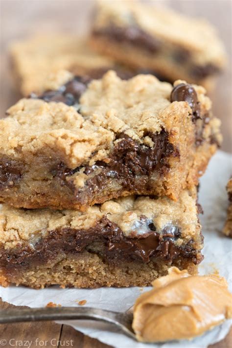 peanut-butter-cookie-gooey-bars-crazy-for-crust image