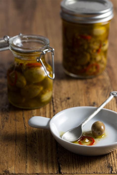 spicy-marinated-olives-overtime-cook image