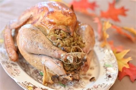 classic-stuffed-turkey-recipe-wishes-and-dishes image