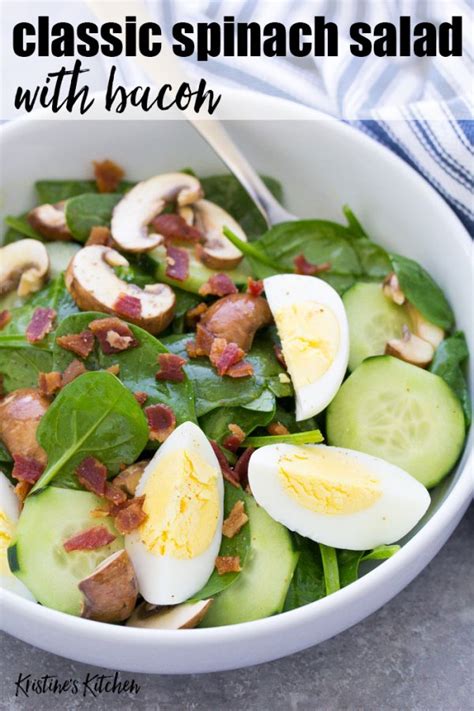 spinach-salad-with-bacon-and-eggs-kristines-kitchen image