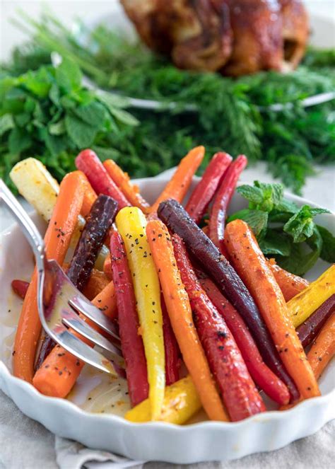 citrus-honey-roasted-carrots-kevin-is-cooking image
