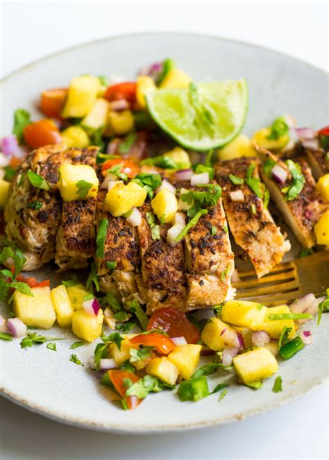 jerk-chicken-with-pineapple-salsa-wholesomelicious image