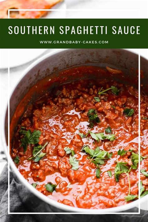 southern-spaghetti-sauce-recipe-grandbaby-cakes image