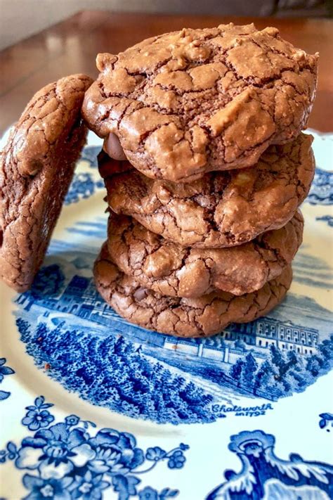 easy-dark-chocolate-walnut-cookies-the-bossy-kitchen image