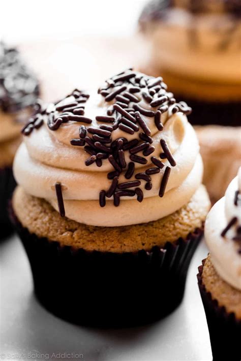 baileys-coffee-cupcakes-sallys-baking-addiction image