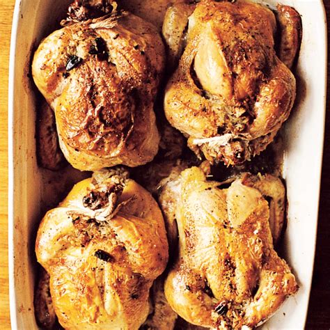 cornish-game-hens-stuffed-with-wild-rice-and-pecans image