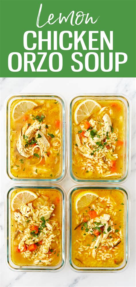 lemon-chicken-orzo-soup-easy-one-pot-meal-the image