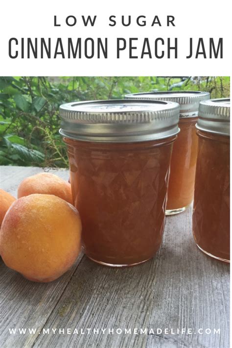 how-to-make-low-sugar-cinnamon-peach-jam-my image
