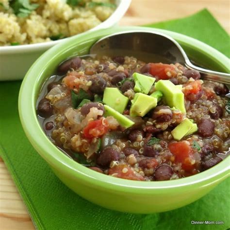 black-bean-quinoa-soup-simple-recipe-the-dinner image